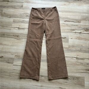 Della Spiga Italy Brown Corduroy Flare Pants